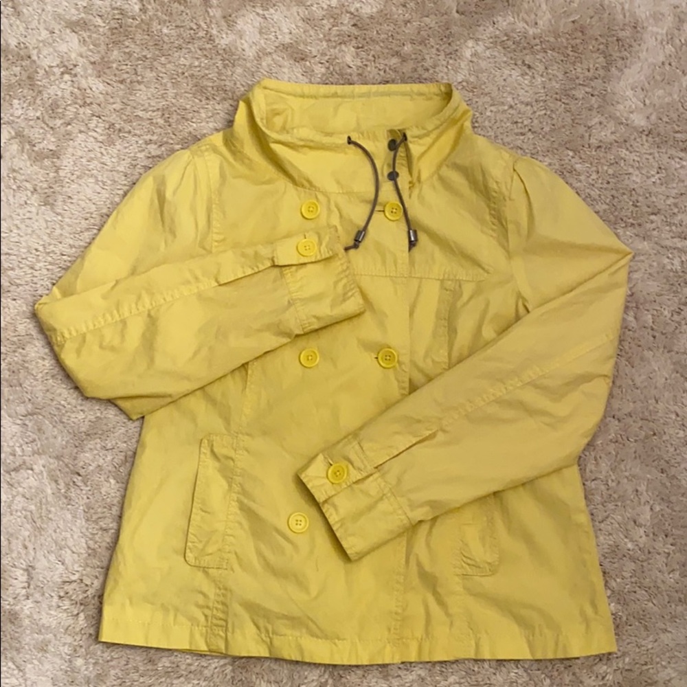 Banana Republic Yellow Windbreaker